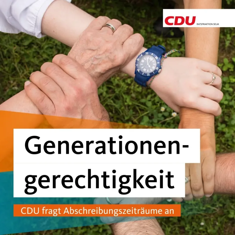 Generationengerechtigkeit: CDU fragt Abschreibungszeiträume an