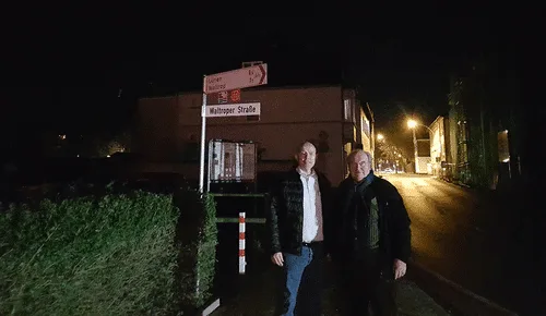 Die momentane Verkehrssituation in Bork