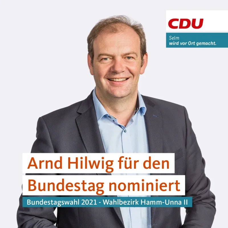 Arnd Hilwig für den Bundestag nominiert