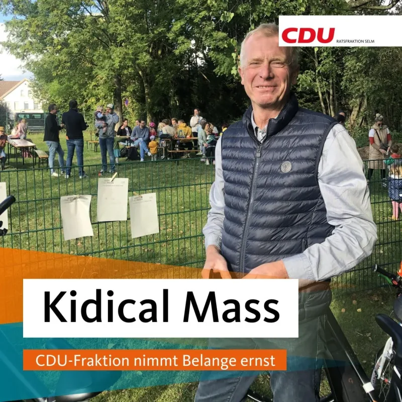 Kidical Mass: CDU-Fraktion nimmt Belange ernst