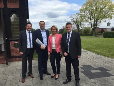 Politischer Business Lunch im Restaurant Kreutzkamp