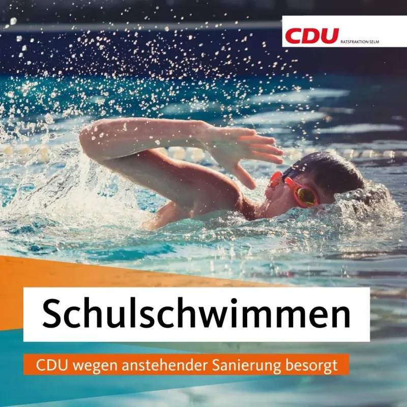 Schulschwimmen: CDU wegen anstehender Sanierung besorgt