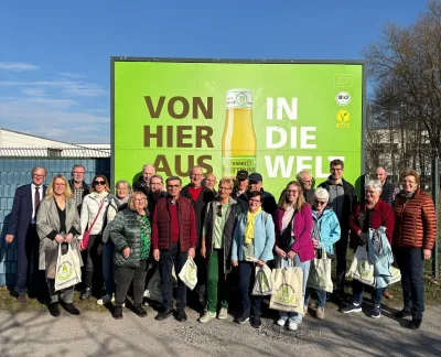 Ortsunion Bork besichtigt Kanne Brottrunk