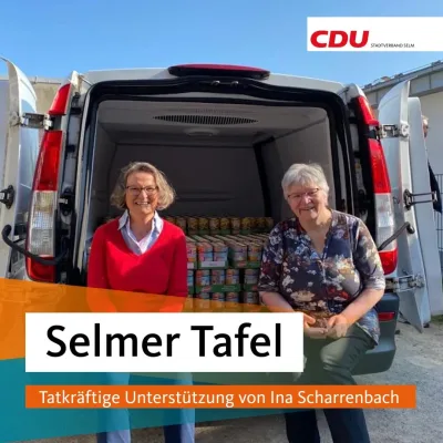 Selmer Tafel: Tatkräftige Unterstützung von Ina Scharrenbach