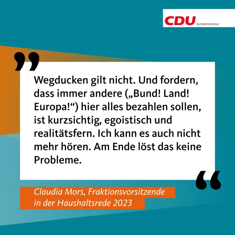 Haushaltsrede 2023