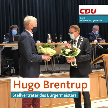 Hugo Brentrup ist Stellvertreter des Bürgermeisters
