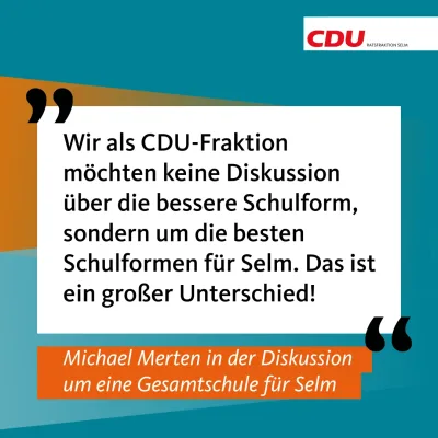 Stellungnahme zum SPD- und UWG-Antrag in Sachen Gesamtschule