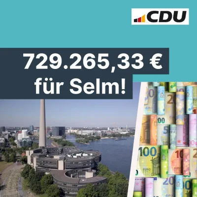 Land NRW unterstützt Stadt Selm