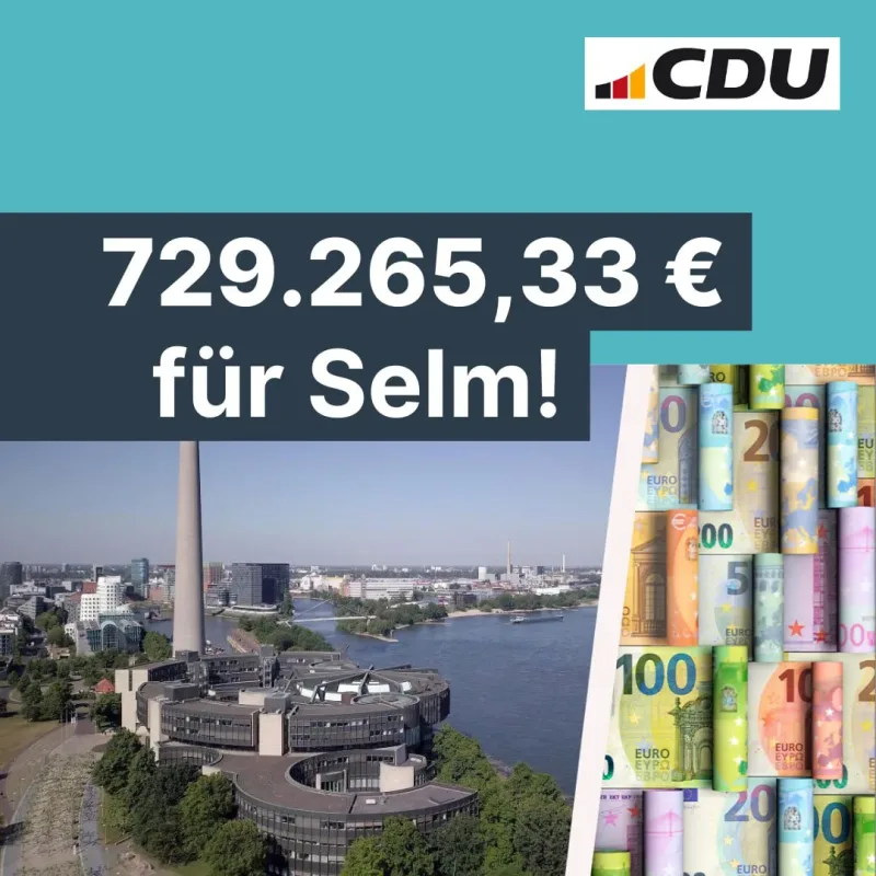 Land NRW unterstützt Stadt Selm