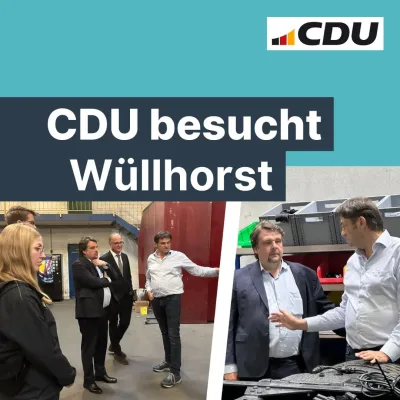 CDU Selm und Dennis Radtke MdEP besuchen Wüllhorst Fahrzeugbau