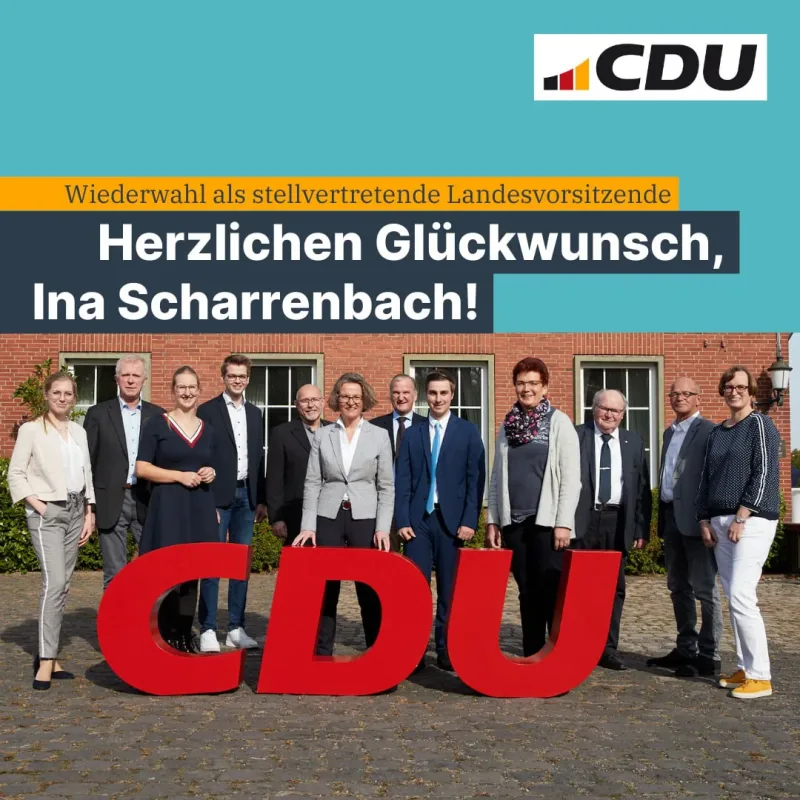 Ina Scharrenbach als stellvertretende Landesvorsitzende wiedergewählt