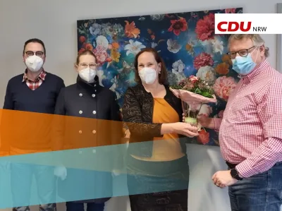 „Herzlich Willkommen zurück!“ - CDU-Fraktion begrüßt neue Schulleiterin am SGS