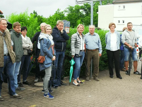 Rundgang der CDU durch Bork
