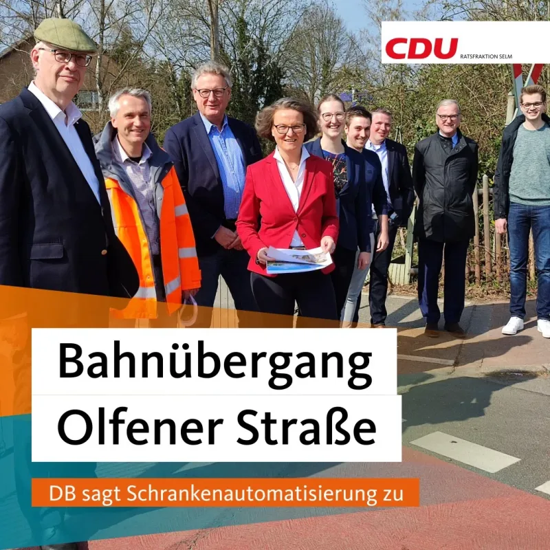 Verkehrsnadelöhr Bahnübergang Olfener Straße