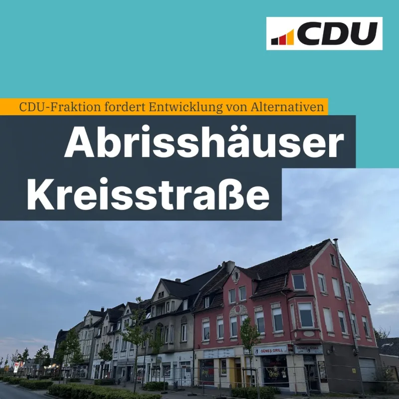CDU-Fraktion fordert Entwicklung von Alternativen zum Kreisstraßen-Projekt