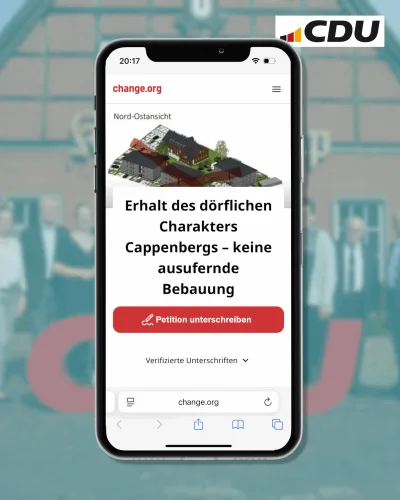 Petition gestartet: Für den Erhalt des dörflichen Charakters in Cappenberg